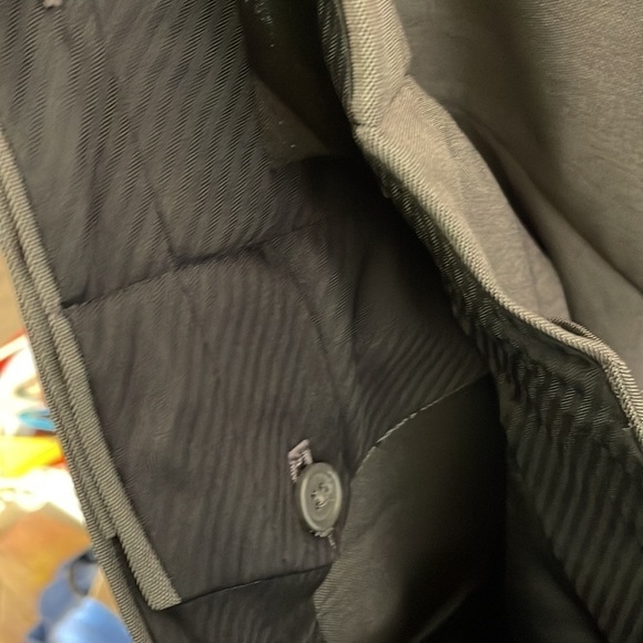 Architect Gray Wrinkle Resistant Classic Fit Extender Waistband Trouser Pants 42 - Picture 8 of 12